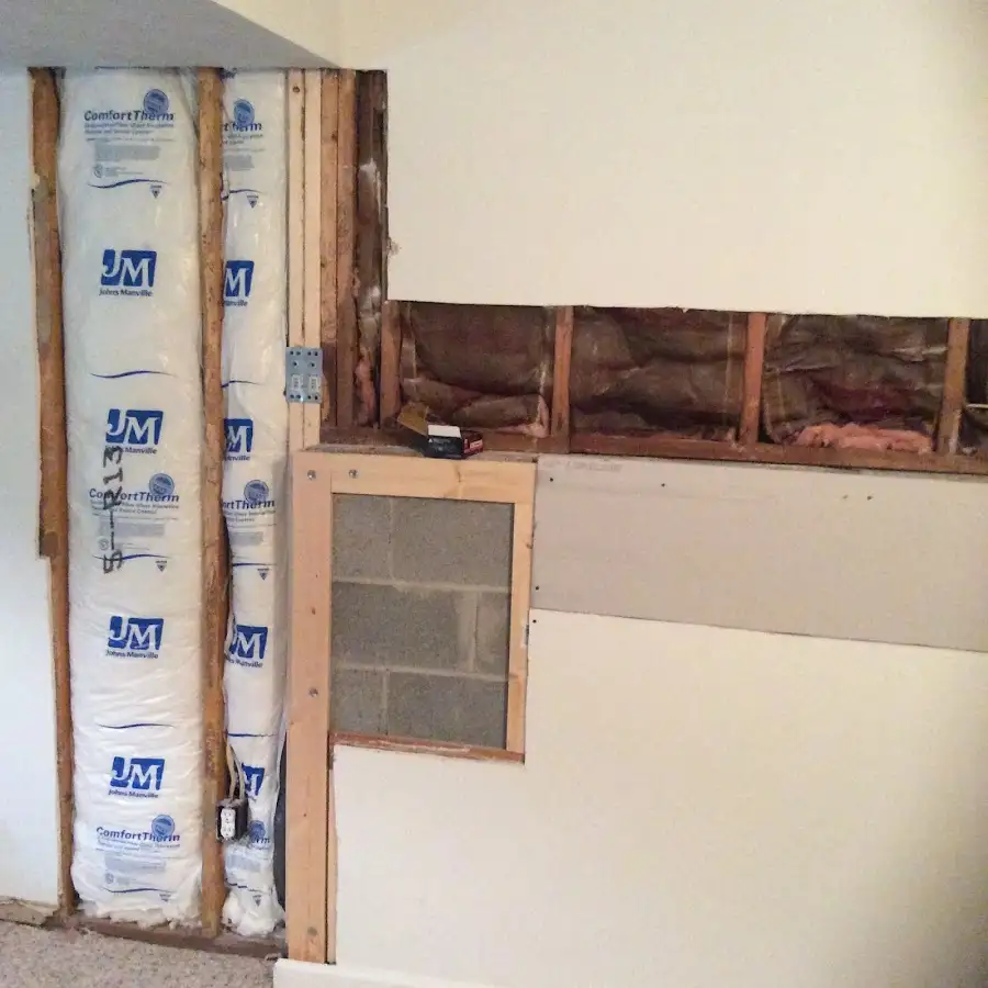 Wall insulation replacement during Odor Removal & Deodorization in Wharton